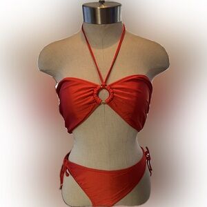 ✨🐚SPRING BREAK DROP - LIMITED TIME FREE SHIP - AEO Red/Orange Bikini size XL/L